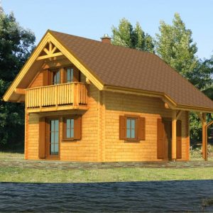 Zrubová chata Bodíky - poschodová drevenica