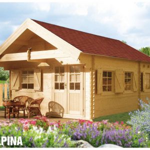 Zrubová chata Alpina s podkrovím - víkendová