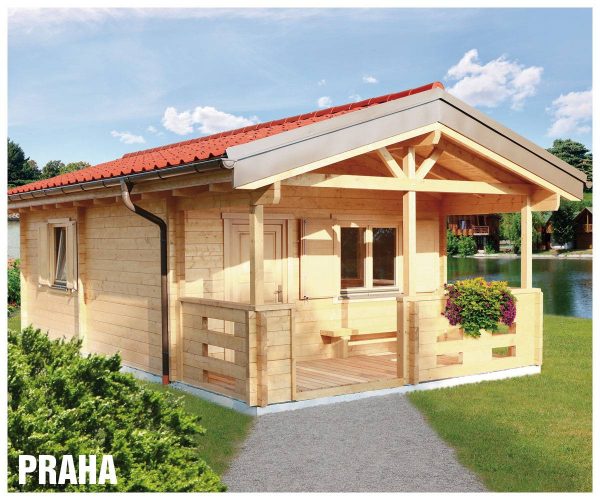 Zrubová chata Praha - prízemná