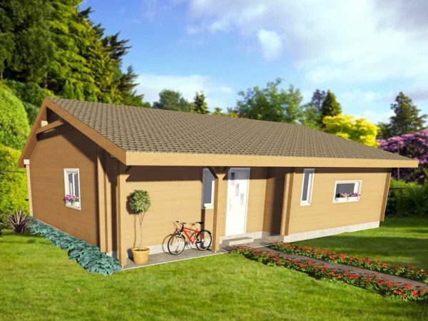 Zrubový dom Tomáš - drevený bungalov
